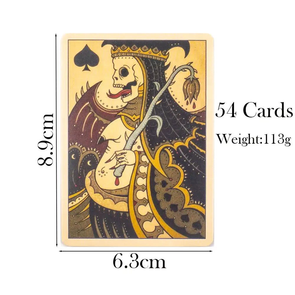 Royal Mischief Transformation Playing Cards – Unique 54-Card Set with Gilded Edges and Mischievous Gothic Artwork