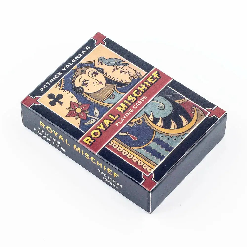 Royal Mischief Transformation Playing Cards – Unique 54-Card Set with Gilded Edges and Mischievous Gothic Artwork