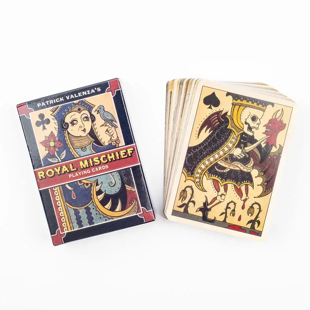 Royal Mischief Transformation Playing Cards – Unique 54-Card Set with Gilded Edges and Mischievous Gothic Artwork