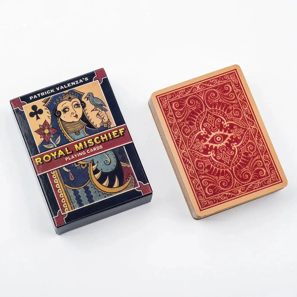 Royal Mischief Transformation Playing Cards – Unique 54-Card Set with Gilded Edges and Mischievous Gothic Artwork