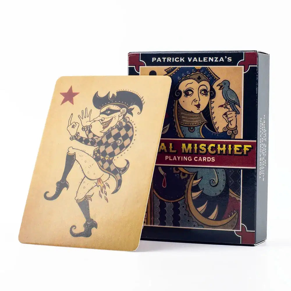 Royal Mischief Transformation Playing Cards – Unique 54-Card Set with Gilded Edges and Mischievous Gothic Artwork
