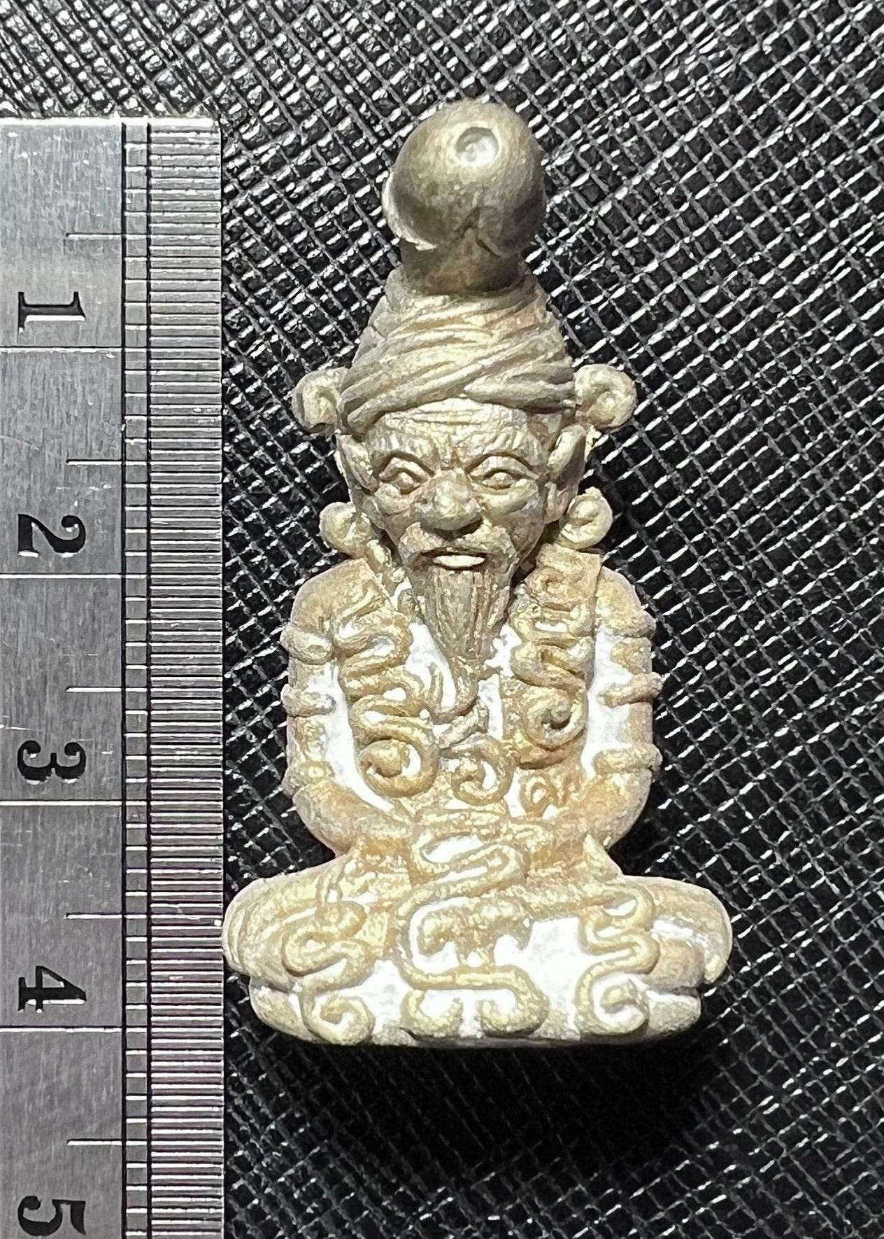 Ruesi Nok Ked Amulet Maha Yantra Wai Kru for Love, Wealth, and Protection