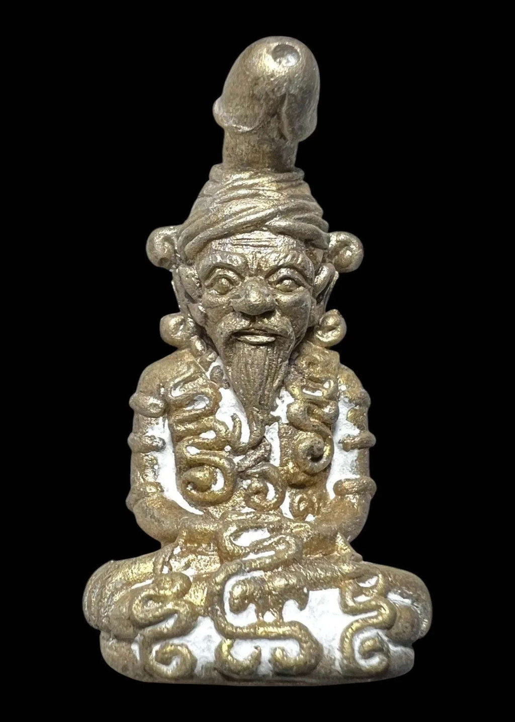 Ruesi Nok Ked Amulet Maha Yantra Wai Kru for Love, Wealth, and Protection