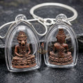 🪬 Ruesi Pu Chao Saming Phrai Red Bronze Amulet – Luang Ta Or, Wat Chong Khae (B.E. 2568), 2.9 × 2.0 cm Wealth, Fortune & Charisma Talisman Thai Blessing Co By RURUECHA