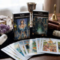 ✨ ТАРО СВЯЩЕННЫХ МЕСТ Russian Version Tarot Deck: 78 Cards Family Gathering Divination Game Cards Thai Blessing Co By RURUECHA