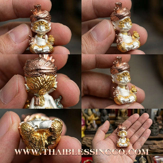 ✨🕉️ Sacred "3K Triple-Alloy" Phraya Si Hu Ha Ta (The 4-Ears 5-Eyes Deity) – Instant Wealth Edition: Kruba Kamfan, Wat Ko Chok (2024 Exclusive) – The Ultimate Alchemical Tool for Rapid Financial Breakthroughs, Irresistible Aura, and Absolute Dominance!