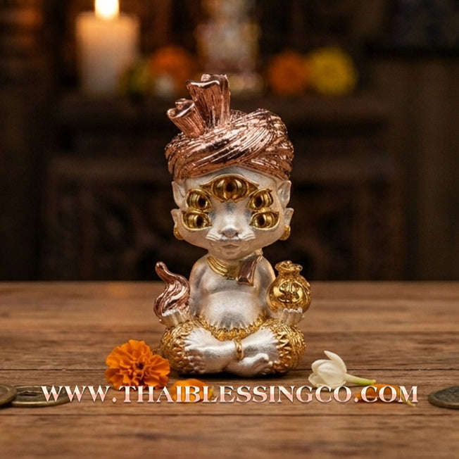 ✨🕉️ Sacred "3K Triple-Alloy" Phraya Si Hu Ha Ta (The 4-Ears 5-Eyes Deity) – Instant Wealth Edition: Kruba Kamfan, Wat Ko Chok (2024 Exclusive) – The Ultimate Alchemical Tool for Rapid Financial Breakthroughs, Irresistible Aura, and Absolute Dominance!