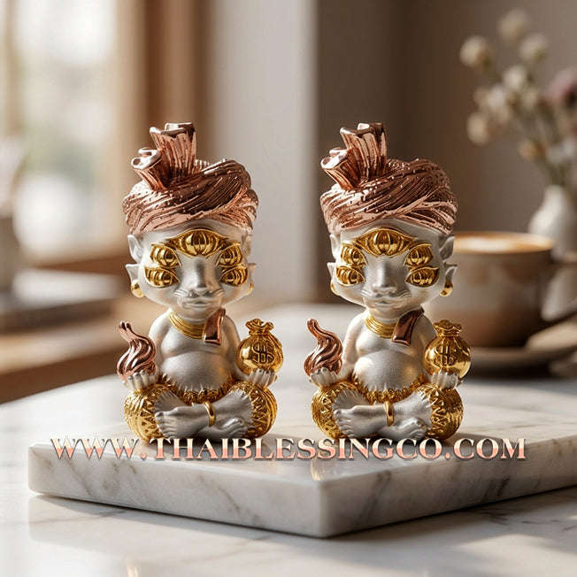 ✨🕉️ Sacred "3K Triple-Alloy" Phraya Si Hu Ha Ta (The 4-Ears 5-Eyes Deity) – Instant Wealth Edition: Kruba Kamfan, Wat Ko Chok (2024 Exclusive) – The Ultimate Alchemical Tool for Rapid Financial Breakthroughs, Irresistible Aura, and Absolute Dominance!