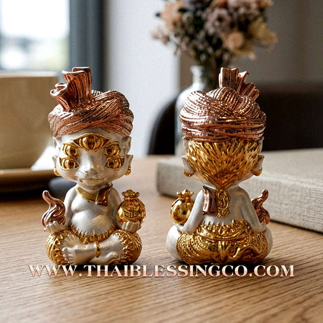 ✨🕉️ Sacred "3K Triple-Alloy" Phraya Si Hu Ha Ta (The 4-Ears 5-Eyes Deity) – Instant Wealth Edition: Kruba Kamfan, Wat Ko Chok (2024 Exclusive) – The Ultimate Alchemical Tool for Rapid Financial Breakthroughs, Irresistible Aura, and Absolute Dominance!