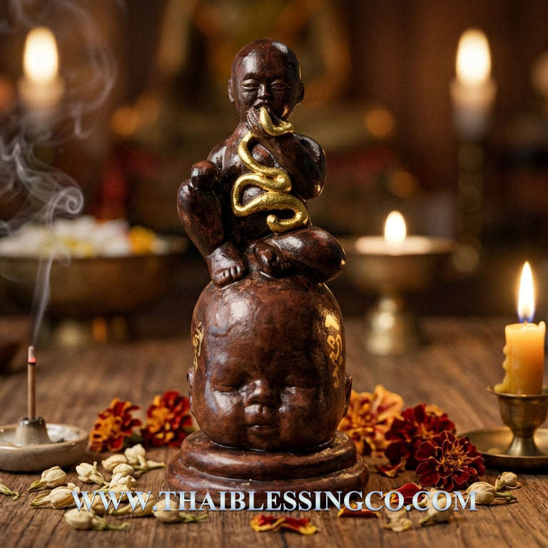 ✨ Sacred Abundance Guardian: "Kuman Dud Rok Maha Sethi 999" Ritual Statue – Ancient Thai Wealth Magnet & Infinite Success Talisman (2024 Edition by Phra Arjan Charin)