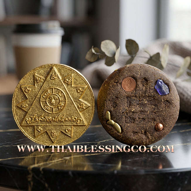 👁️ Sacred "Duang Ta Jakkrawan" (The Cosmic Eye) – Physical Vitality Mineral Edition: Luang Pu Simpalee, Wat Pa Wichai Ruam Mit (2022) – The Ultimate Bio-Energetic Catalyst for Infinite Wealth, Magnetic Charisma, and Supreme Protection!