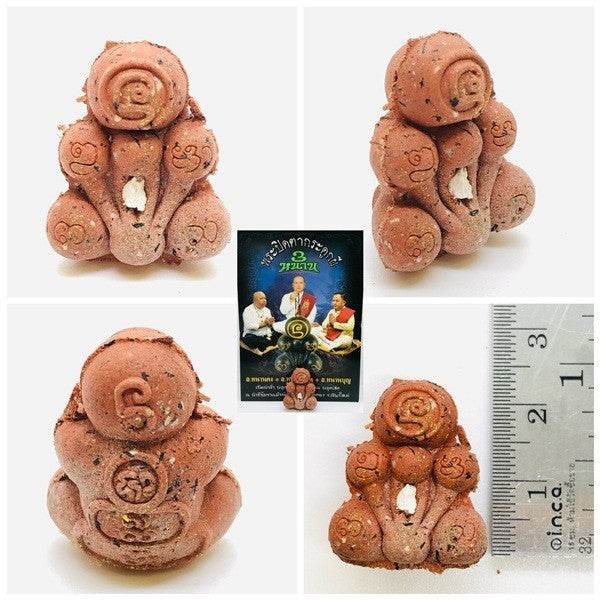 Sacred Ghost Bone Amulet for Spiritual Protection and Fortune Charm