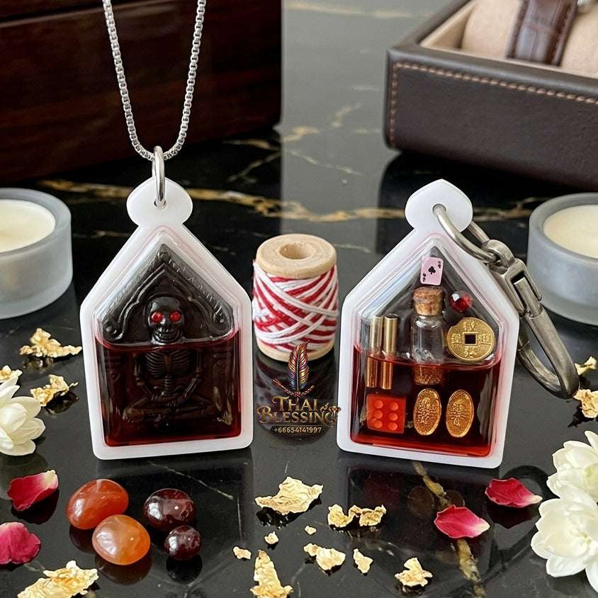 ✨ Sacred "Hong Phrai" Wealth Magnet: Black Occult Powder & Rare Herbal Blend – Consecrated by Ajarn Korn Tree-Thep (2025) Thai Blessing Co By RURUECHA