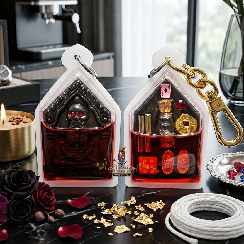 ✨ Sacred "Hong Phrai" Wealth Magnet: Black Occult Powder & Rare Herbal Blend – Consecrated by Ajarn Korn Tree-Thep (2025) Thai Blessing Co By RURUECHA