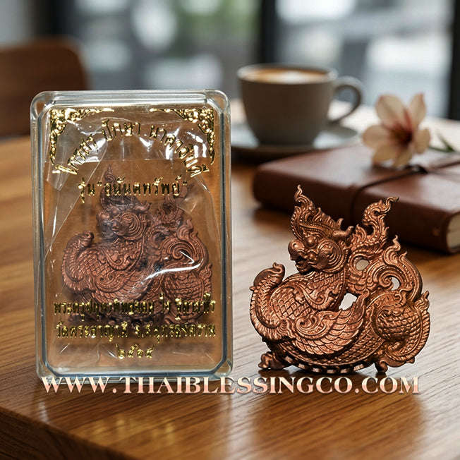 🐉 Sacred Kai Son Nakha "Ancient Sorcery Edition": Authentic Thai Chanuan & Sangkhawanon Nail Talisman for Ultimate Protection and Infinite Wealth by Luang Pho Chai (2021)