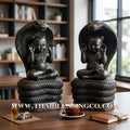 🔥 Sacred "Kuman Thong 4 Maha Phut" (The Four Elemental Spirits) – Obsidian Black Altar Edition: Luang Phor Khlaew, Wat Ruang Wet Mongkhon (2025) – The Ultimate Engine for Absolute Wealth, Sovereign Command, and Unstoppable Life Elevation!