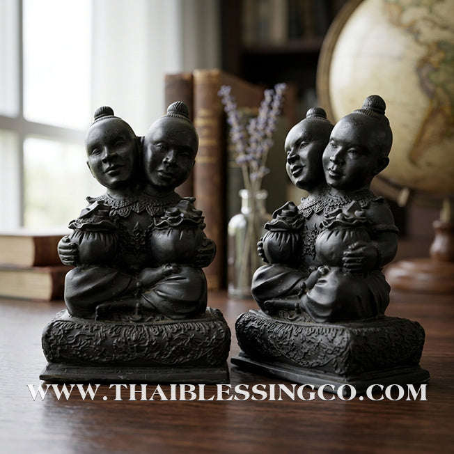 ✨🔥 Sacred "Kuman Thong Song Hua" (Dual-Headed Golden Child) – Mineral Ore Masterpiece: Luang Pho Samnao, Wat Pho Sangkho – The Divine Engine for Double Financial Capture, Strategic Dominance, and Unstoppable Life Elevation!