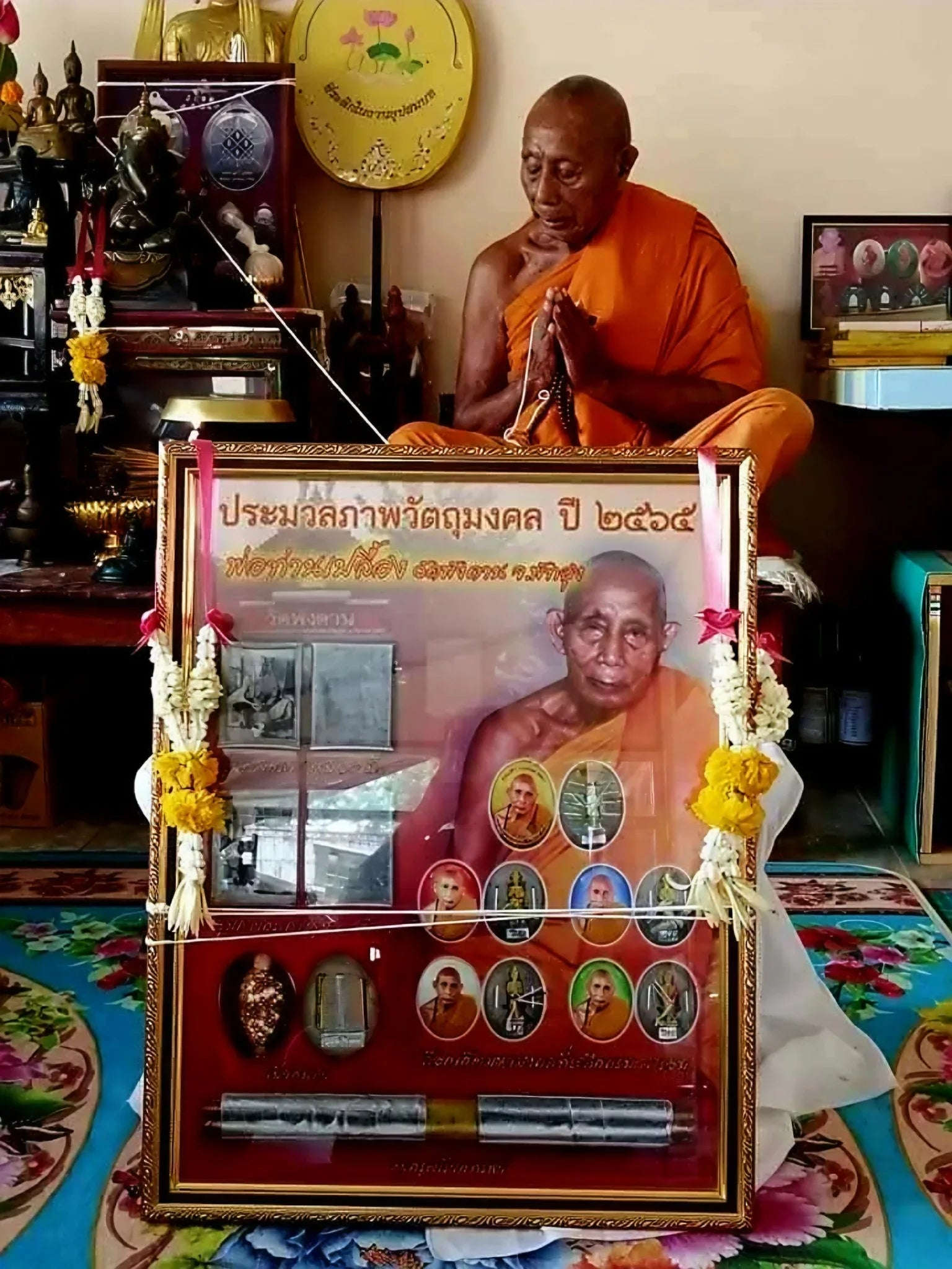 🐚 Sacred Mercury-Filled Phaya Shell Amulet – Blessed by Luang Phor Pleung, Wat Phang Dan, Phatthalung (Khao-Or Lineage)
