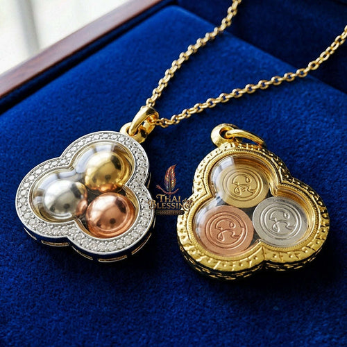 Sacred Parot Kin Thong Pendant (Golden Mercury) – Kruba Thanjai BE 2568 Thai Blessing Co By RURUECHA