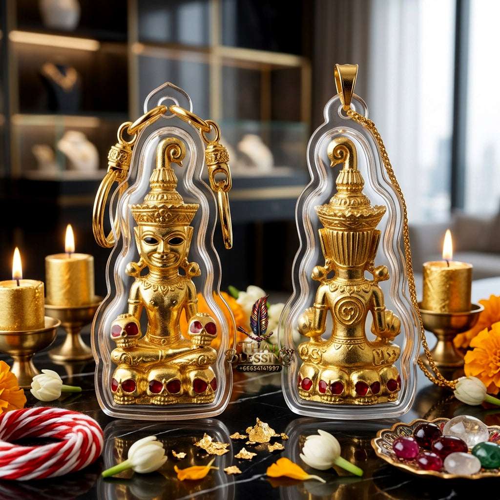👻 Sacred "Phaya Ngang Kao Kot" (The Nine-Fold Spirit Ngang): Bronze Edition – Consecrated by Phra Ajarn Amnuay, Mahaveero Dharma Sanctuary (2024) Thai Blessing Co By RURUECHA