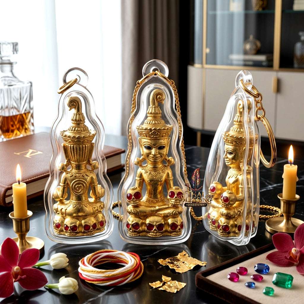 👻 Sacred "Phaya Ngang Kao Kot" (The Nine-Fold Spirit Ngang): Bronze Edition – Consecrated by Phra Ajarn Amnuay, Mahaveero Dharma Sanctuary (2024) Thai Blessing Co By RURUECHA