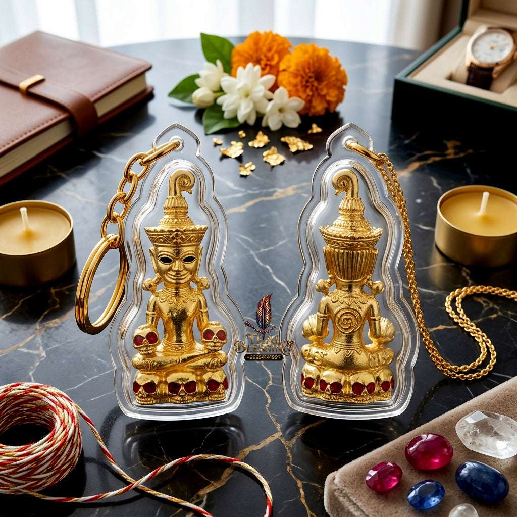 👻 Sacred "Phaya Ngang Kao Kot" (The Nine-Fold Spirit Ngang): Bronze Edition – Consecrated by Phra Ajarn Amnuay, Mahaveero Dharma Sanctuary (2024) Thai Blessing Co By RURUECHA