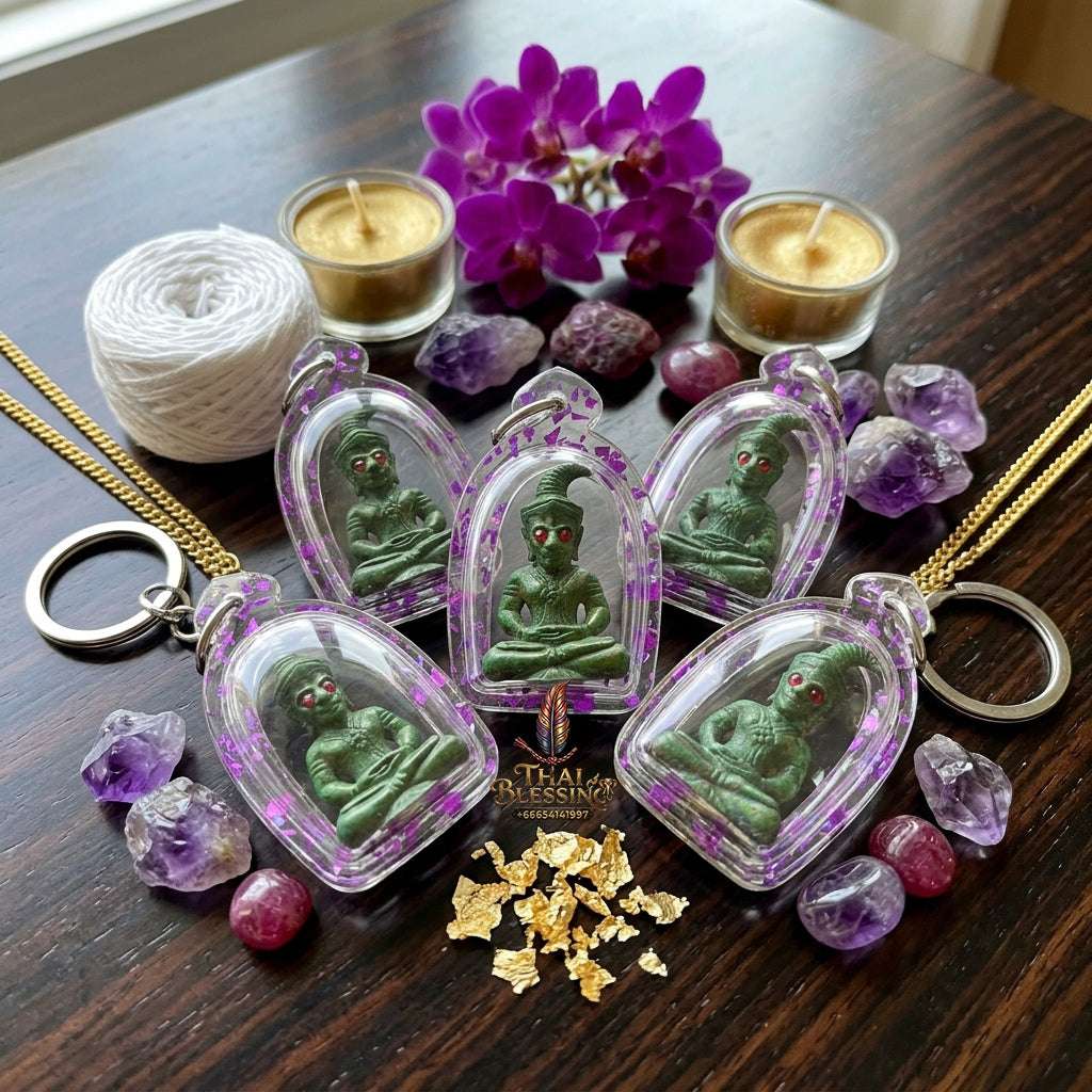 ✨ Sacred "Phaya Ngang Khot Saneh" (Supreme Seduction Ngang): Ancient Green Patina Bronze – Consecrated by Kruba Baeng, Wat Ban Tanod (2026) Thai Blessing Co By RURUECHA