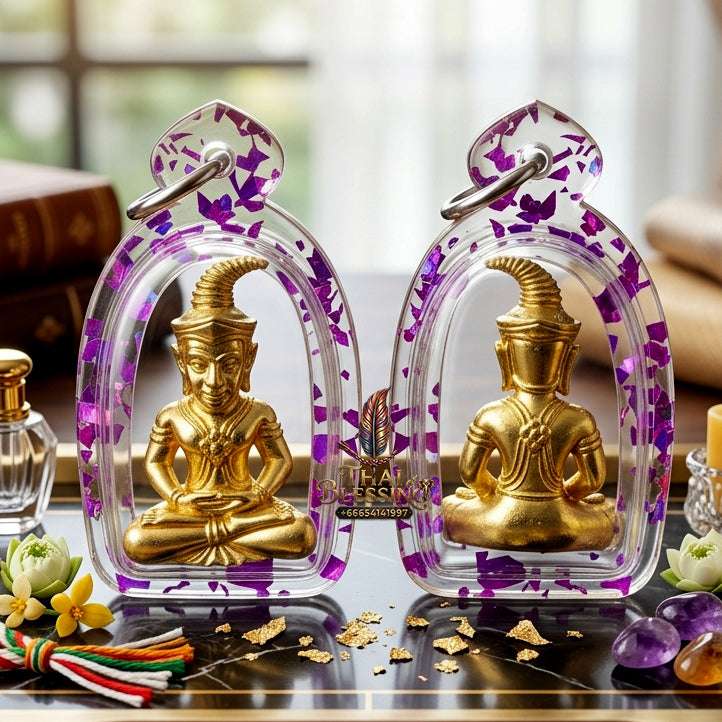 ✨ Sacred "Phaya Ngang Khot Saneh" (Supreme Seduction Ngang): Sacred Brass (Fa Bat) & Occult Alloy Edition – Consecrated by Kruba Baeng, Wat Ban Tanod (2026) Thai Blessing Co By RURUECHA