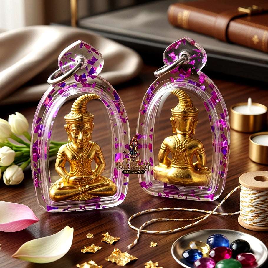 ✨ Sacred "Phaya Ngang Khot Saneh" (Supreme Seduction Ngang): Sacred Brass (Fa Bat) & Occult Alloy Edition – Consecrated by Kruba Baeng, Wat Ban Tanod (2026) Thai Blessing Co By RURUECHA