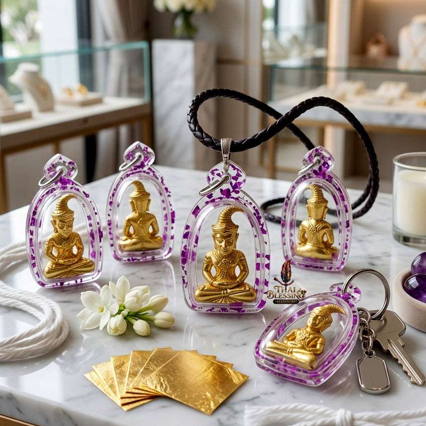✨ Sacred "Phaya Ngang Khot Saneh" (Supreme Seduction Ngang): Sacred Brass (Fa Bat) & Occult Alloy Edition – Consecrated by Kruba Baeng, Wat Ban Tanod (2026) Thai Blessing Co By RURUECHA