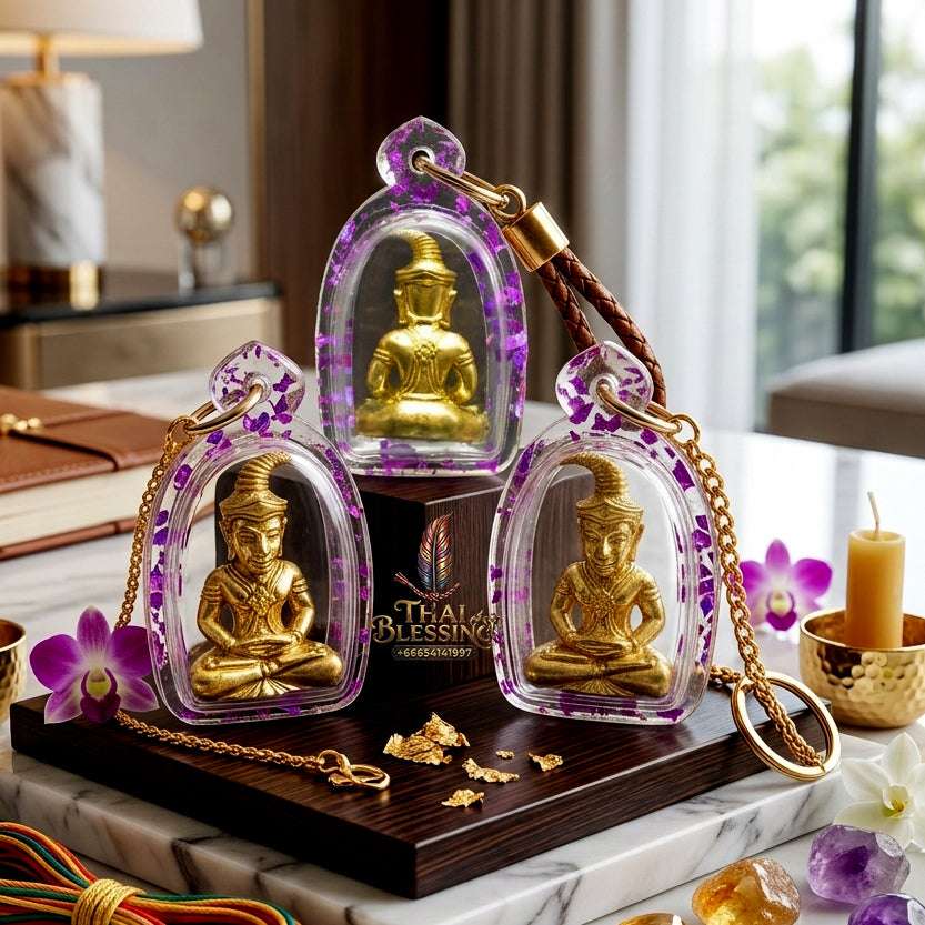 ✨ Sacred "Phaya Ngang Khot Saneh" (Supreme Seduction Ngang): Sacred Brass (Fa Bat) & Occult Alloy Edition – Consecrated by Kruba Baeng, Wat Ban Tanod (2026) Thai Blessing Co By RURUECHA