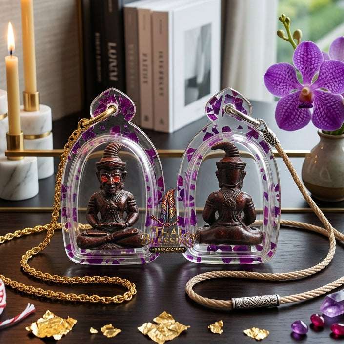 ✨ Sacred "Phaya Ngang Khot Saneh" (The Supreme Seduction Ngang): Ancient Copper & Sacred Alloy Edition – Consecrated by Kruba Baeng, Wat Ban Tanod (2026) Thai Blessing Co By RURUECHA