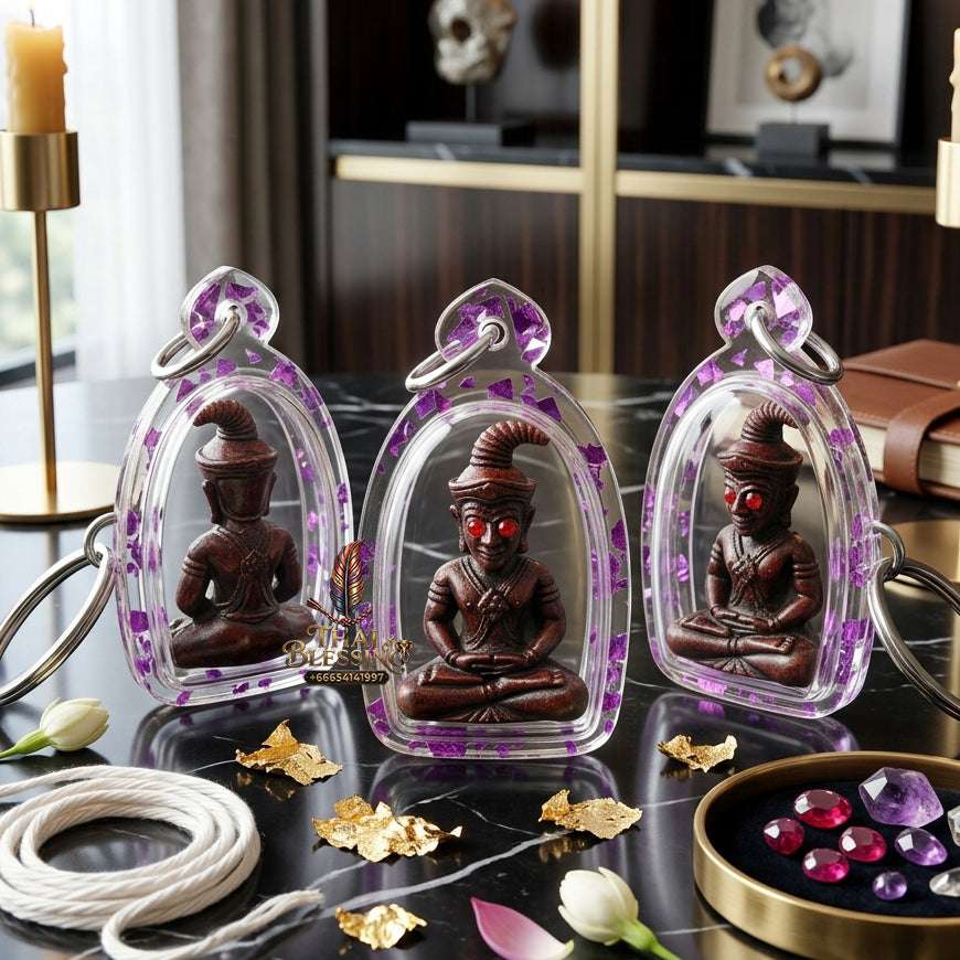 ✨ Sacred "Phaya Ngang Khot Saneh" (The Supreme Seduction Ngang): Ancient Copper & Sacred Alloy Edition – Consecrated by Kruba Baeng, Wat Ban Tanod (2026) Thai Blessing Co By RURUECHA
