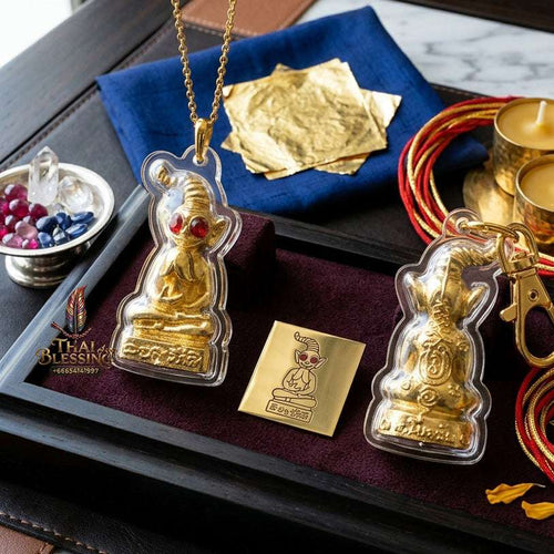 💰 Sacred "Phaya Ngang" (Wealth-Bringing Ngang): "Khot Ruay" (Extremely Wealthy) Edition, Golden Body – Consecrated by Kruba Chokchai, Thung Nong Suea Dharma Sanctuary (2023) Thai Blessing Co By RURUECHA