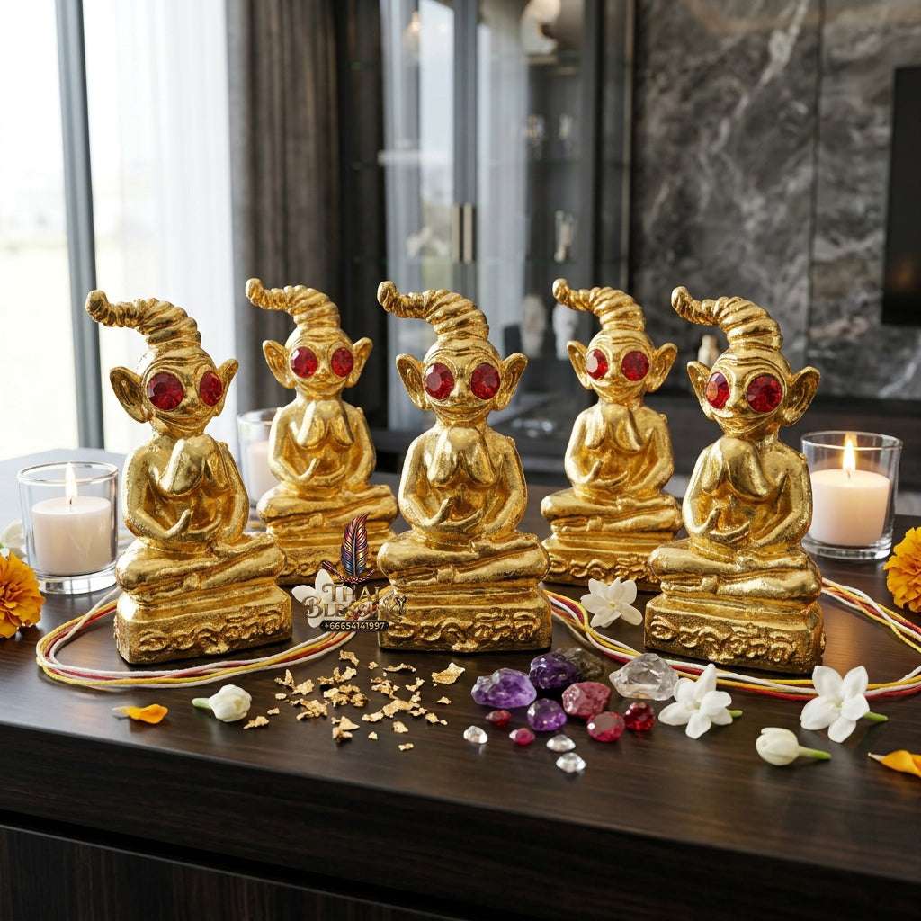 💰 Sacred "Phaya Ngang" (Wealth-Bringing Ngang): "Khot Ruay" (Extremely Wealthy) Edition, Golden Body – Consecrated by Kruba Chokchai, Thung Nong Suea Dharma Sanctuary (2023) Thai Blessing Co By RURUECHA