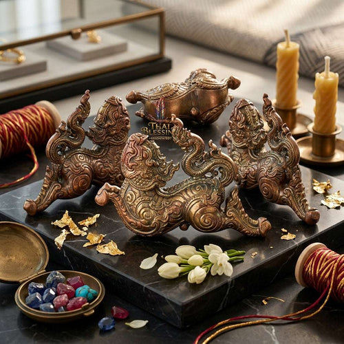 ✨ Sacred "Phet Phaya Thorn" (Celestial Love Spirit): Bronze Edition – Consecrated by Luang Phor Sa-neh, Wat Chiang Khang (2017) Thai Blessing Co By RURUECHA