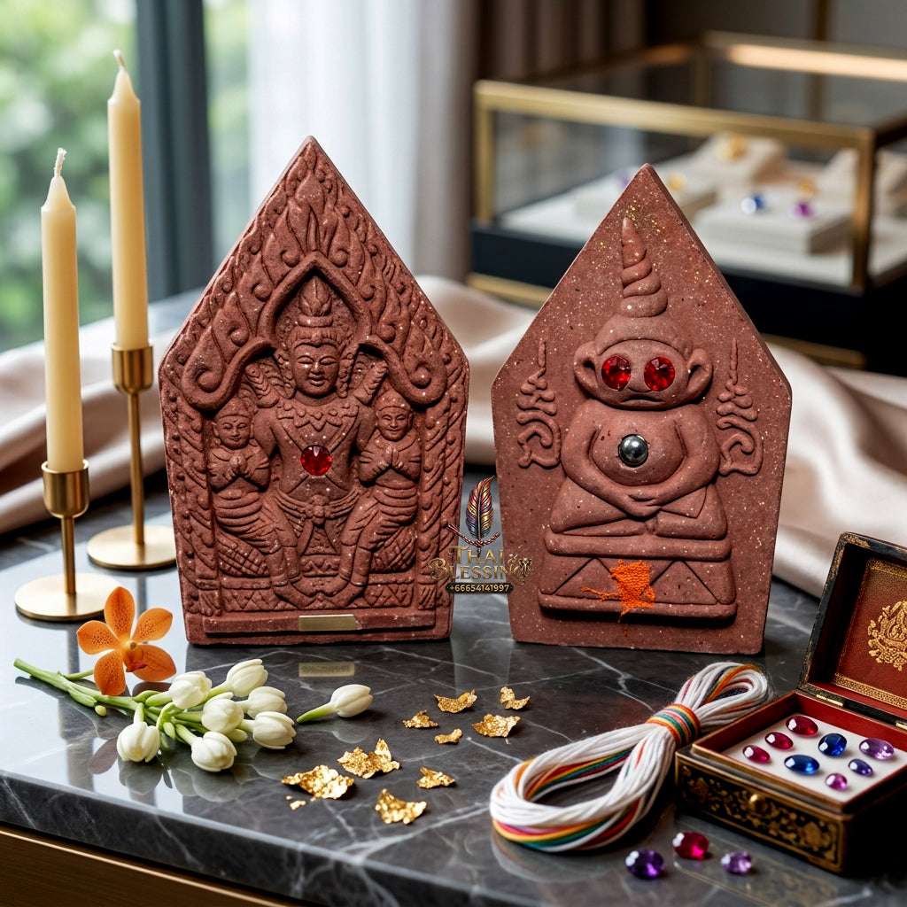 📿 Sacred "Phra Khun Phaen with Ngang": "Sao Ha Maha Setthi" (5th Saturday Millionaire) Edition – Consecrated by Luang Phor Mian, Wat Ban Ja Niang (2014) Thai Blessing Co By RURUECHA
