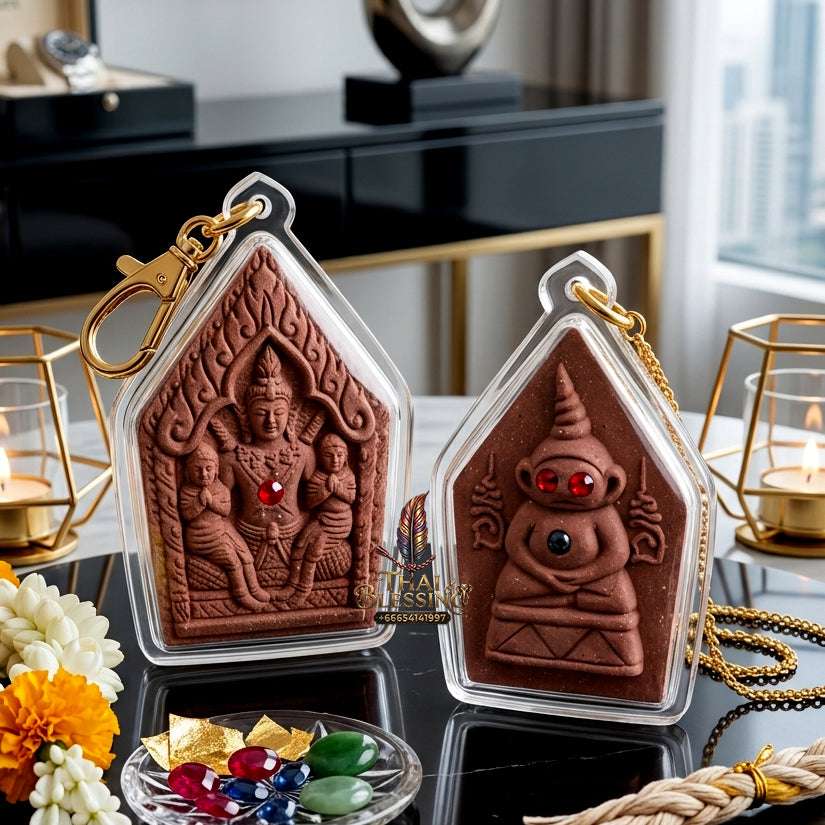 📿 Sacred "Phra Khun Phaen with Ngang": "Sao Ha Maha Setthi" (5th Saturday Millionaire) Edition – Consecrated by Luang Phor Mian, Wat Ban Ja Niang (2014) Thai Blessing Co By RURUECHA