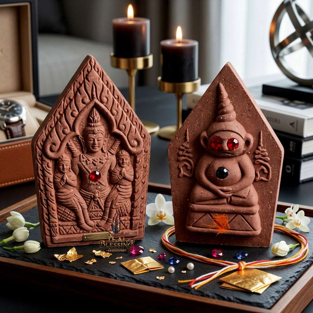 📿 Sacred "Phra Khun Phaen with Ngang": "Sao Ha Maha Setthi" (5th Saturday Millionaire) Edition – Consecrated by Luang Phor Mian, Wat Ban Ja Niang (2014) Thai Blessing Co By RURUECHA