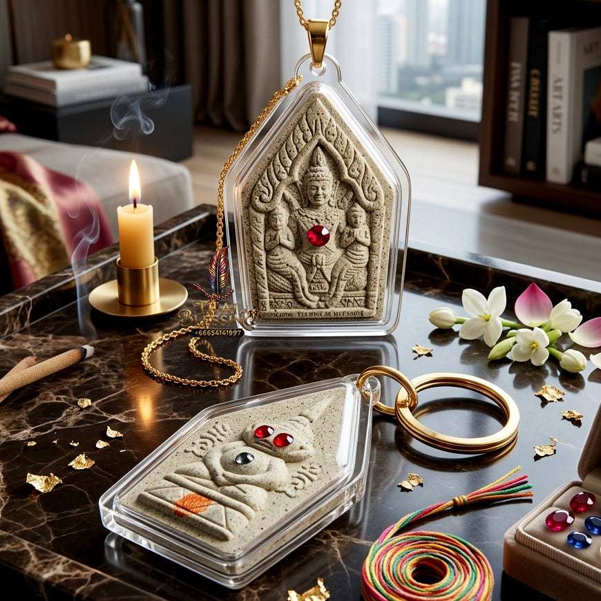 📿 Sacred "Phra Khun Phaen with Ngang": "Sao Ha Maha Setthi" (5th Saturday Millionaire) Edition – Consecrated by Luang Phor Mian, Wat Ban Ja Niang (2014) Thai Blessing Co By RURUECHA