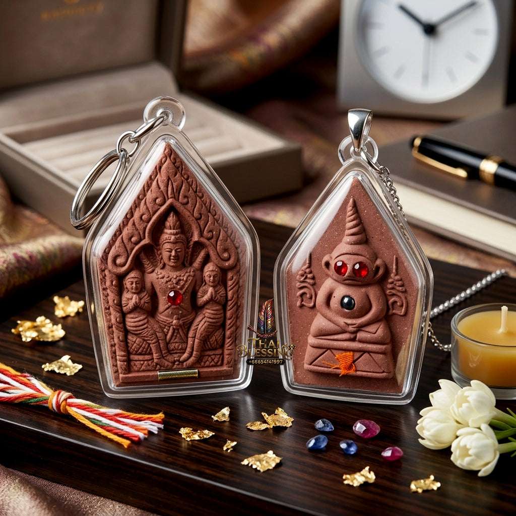 📿 Sacred "Phra Khun Phaen with Ngang": "Sao Ha Maha Setthi" (5th Saturday Millionaire) Edition – Consecrated by Luang Phor Mian, Wat Ban Ja Niang (2014) Thai Blessing Co By RURUECHA