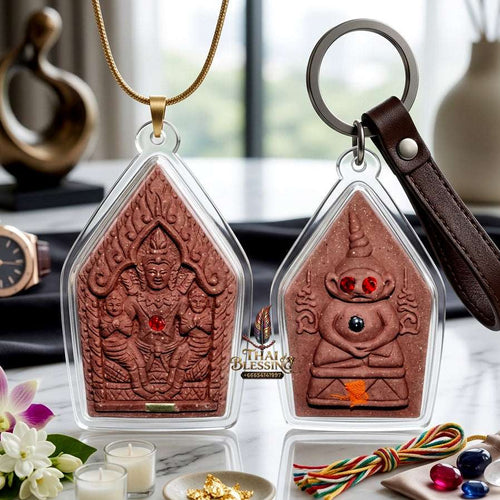 📿 Sacred "Phra Khun Phaen with Ngang": "Sao Ha Maha Setthi" (5th Saturday Millionaire) Edition – Consecrated by Luang Phor Mian, Wat Ban Ja Niang (2014) Thai Blessing Co By RURUECHA