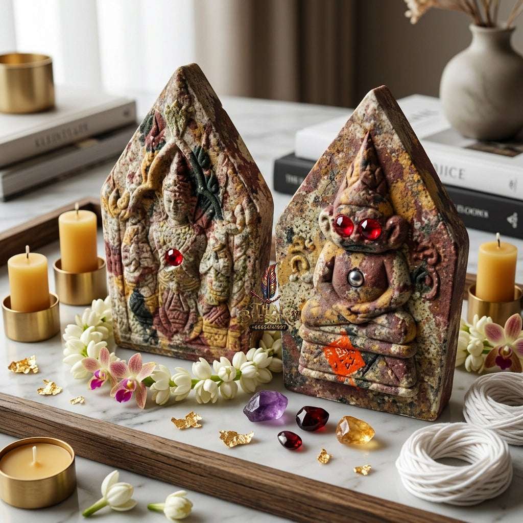 📿 Sacred "Phra Khun Phaen with Ngang": "Sao Ha Maha Setthi" (5th Saturday Millionaire) Edition – Consecrated by Luang Phor Mian, Wat Ban Ja Niang (2014) Thai Blessing Co By RURUECHA