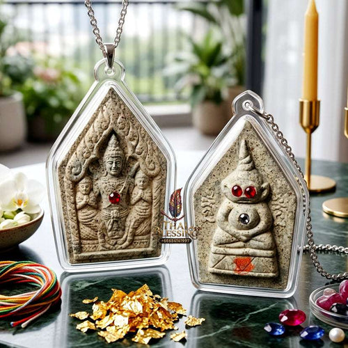 📿 Sacred "Phra Khun Phaen with Ngang": "Sao Ha Maha Setthi" (5th Saturday Millionaire) Edition – Consecrated by Luang Phor Mian, Wat Ban Ja Niang (2014) Thai Blessing Co By RURUECHA