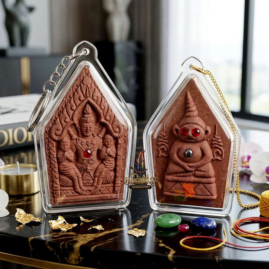 📿 Sacred "Phra Khun Phaen with Ngang": "Sao Ha Maha Setthi" (5th Saturday Millionaire) Edition – Consecrated by Luang Phor Mian, Wat Ban Ja Niang (2014) Thai Blessing Co By RURUECHA