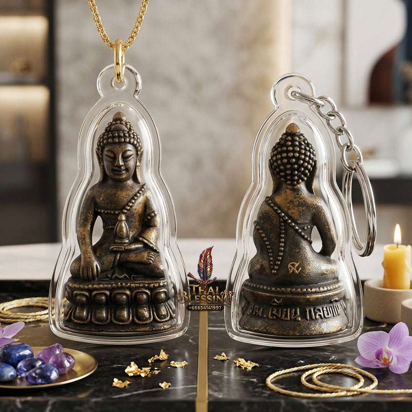 ✨ Sacred Phra Kring Chinabanchorn Amulet: 'Shao Ha Maha Setthi' Wealth Edition by LP Mian – Authentic Thai Masterpiece Thai Blessing Co By RURUECHA