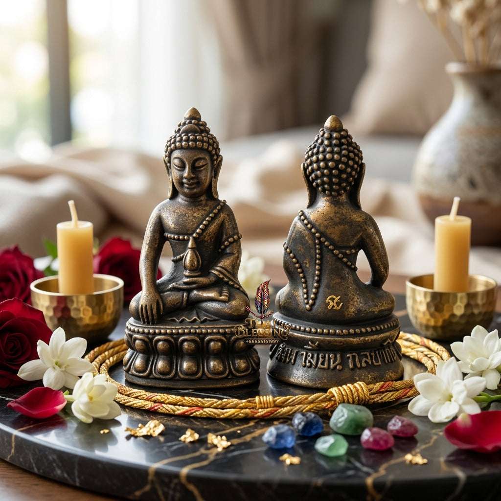 ✨ Sacred Phra Kring Chinabanchorn Amulet: 'Shao Ha Maha Setthi' Wealth Edition by LP Mian – Authentic Thai Masterpiece Thai Blessing Co By RURUECHA