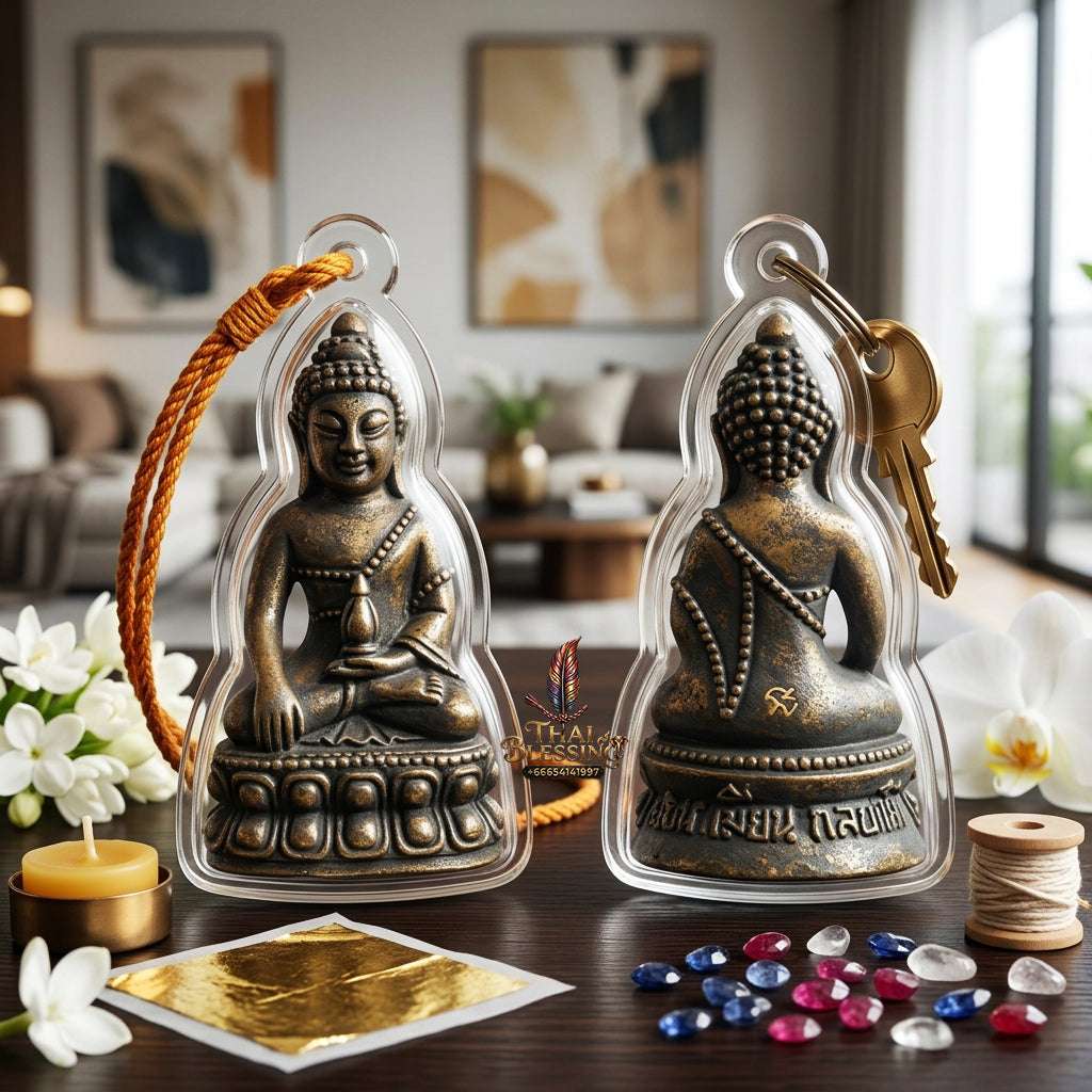 ✨ Sacred Phra Kring Chinabanchorn Amulet: 'Shao Ha Maha Setthi' Wealth Edition by LP Mian – Authentic Thai Masterpiece Thai Blessing Co By RURUECHA