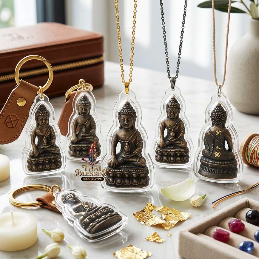 ✨ Sacred Phra Kring Chinabanchorn Amulet: 'Shao Ha Maha Setthi' Wealth Edition by LP Mian – Authentic Thai Masterpiece Thai Blessing Co By RURUECHA