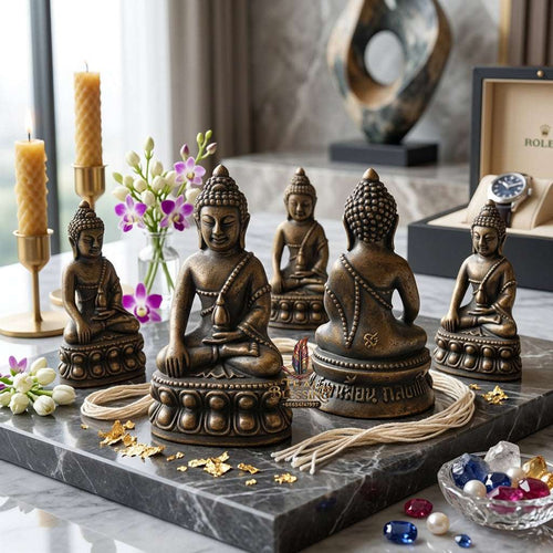 ✨ Sacred Phra Kring Chinabanchorn Amulet: 'Shao Ha Maha Setthi' Wealth Edition by LP Mian – Authentic Thai Masterpiece Thai Blessing Co By RURUECHA